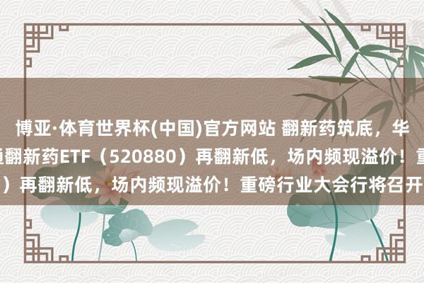 博亚·体育世界杯(中国)官方网站 翻新药筑底，华宝基金药ETF、港股通翻新药ETF（520880）再翻新低，场内频现溢价！重磅行业大会行将召开